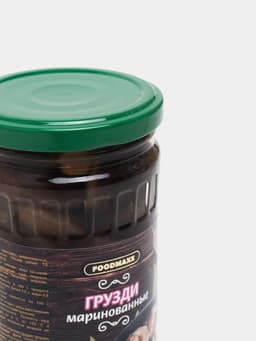 Qo'ziqorinlar Shiitake FOODMAXX tuzlangan, shisha idishlar 320 mldan - rasm 2