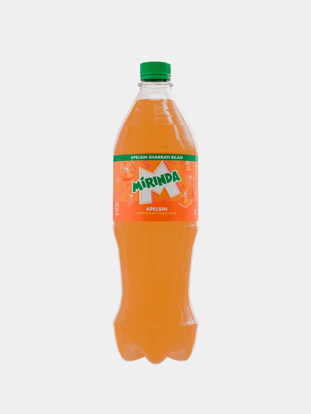 Газированный напиток Mirinda Апельсин, 1 л